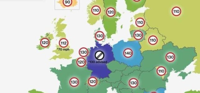 Обмеження швидкості в Європі