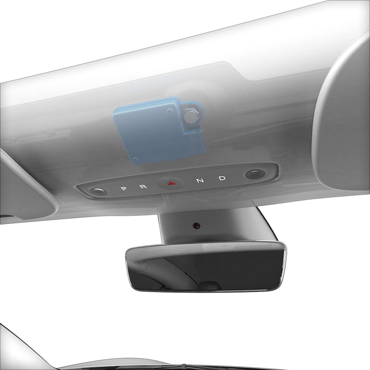 Interior view of the cabin radar