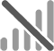 lines increasing in height from left to right with a line through it