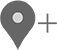 tear drop icon with plus
