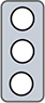 Traffic light without lights on