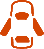 Vehicle icon with door open